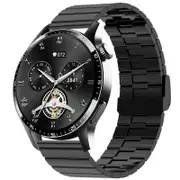 1.35" Smart Watch Bluetooth Calls Health Tracking 150+ Sports Modes_Black Bamboo Smart Watches