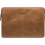 D. BRAMANTE 1928 SKAGEN PRO Handmade 15" Brown Leather Sleeve – Padded MacBook Air Case