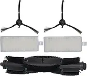 Roll Brush Side brushes Filters For Tapo RV30 Max Plus, RV30 Max, RV20 Max Plus, & RV20 Max Plus Robot Vacuum Cleaner, Brush Filters Replacement Spare Parts
