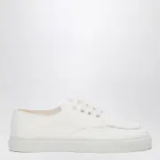 [Prada] Sneakers ivory in hammered leather 6 UK Multicolor