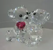 SWAROVSKI SILVER CRYSTAL "VALENTINE 2011 KRIS BEAR" MINT IN BOX 1077419