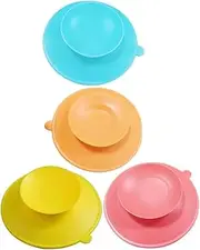 CONGARTENO Silicone Suction Pads for Baby Bowl Plate Bowl Suction Pads Baby Plate Dish Holder Secure to Clean