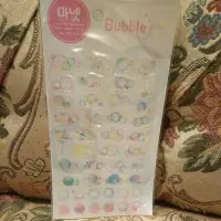 在飛比找蝦皮購物優惠-韓國 Bubble 半透明泡泡貼紙 貼紙