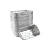 (50 Pack) 1Lb mini Loaf Pans Heavy Duty Disposable Aluminum Foil Bread Tins S...