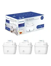[Philips] 4 Stage Micro X-Clean Water Jug Filter Cartridge 3 Pack in White AWP211/79