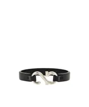 Gancini Hook Bracelet - Size 19 One size Palladium