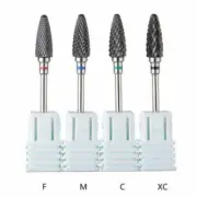 F/M/C/XC Ceramic Nail Art Grinding Drill Bits Bullet Electric Manicure Mill Tip