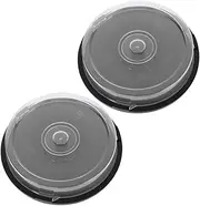2Pcs DVD Storage Box Portable CD Holder Case for Discs Compact Design for Home Travel from Scratches for Organizing Your Collection