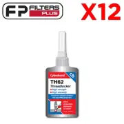 12 x TH62 Cyberbond Threadlocker 50ml High Strength, High Viscosity Loctite 262