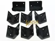 Set of 8 Quality Large Amp Speaker Corner PA Cabinets Amplifier Protector