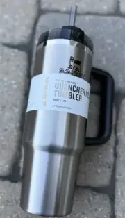 Naijel Graph Stanley Quencher H2.0 FlowState Tumbler 30OZ Silver/Stainless NEW!