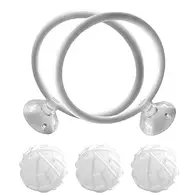 Betta Fish Exercise Ring - Floating Tank Ring, Suction Cup Toy | Exercise Hoops with Betta Training, Interactive Tank Accessories, Engaging Water Game for Small Fish Agility, Feeding Aid