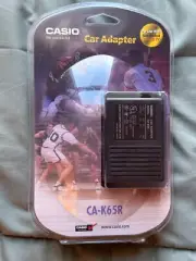 Casio DC CarBattery Adapter CA-K65R - For Use with Handheld TV, Other Components