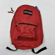 Vintage Trailmaker Classic 2 Pocket Backpack Red 14" Retro School