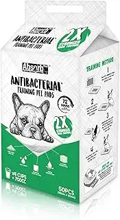 Absorb Plus Antibacterial Pet Sheets 50 Pieces, Medium