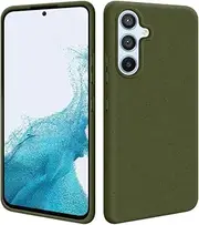 HSP Case for Samsung Galaxy A54 5G, Sustainable Organic Plastic, Mobile Phone Case, Biodegradable Recyclable, Wheat Straw TPU Case, Protective Case, Environmentally Friendly, Perfect Fit, Matt, Green