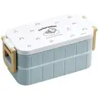 Skater Bento Box Doraemon Sky Walk Sanrio 600ml Antibacterial 2 Tiers for Women