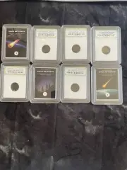 Meteorite/diamond Crystal Lot Of 8