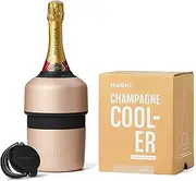 Huski Champagne Cooler | New | Award-Winning Iceless Design with Detachable Bottle Stopper | Keeps Wine Cold up to 6 Hours | Fits Most 750ml Champagne, Prosecco & Sparkling Wine Bottles (Champagne)