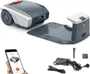 OmePS Automatic Robot Lawn Mower with GPS Navigation and Charging Station, Mows Up to 2/3 Acre /29,000 Sq.Ft, APP Path Planning, Stoppage Re-Cutting, Custom Mowing, GPS Anti-Theft, Self-Charging, IPX5