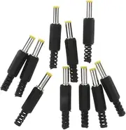 AsrMyjcx 10 Pieces DC Plug Welding Adapter Plug 5.5x2.1mm