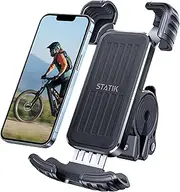 Statik Bike Phone Mount Universal Motorcycle Phone Mount, Bike Phone Holder Handlebar for Bike - Bicycle Phone Mount for Motorcycle Phone Holder Mount - Stroller Phone Holder for Bike