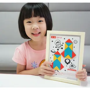 【育家圓】日本KUMON TOY 馬賽克圖形拼圖