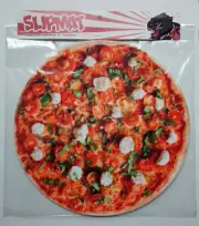 VEGETARIAN PIZZA Slipmat Turntable 12" Record Player DJ Technics