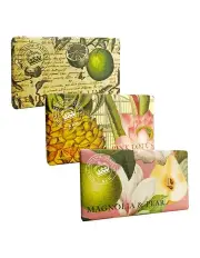 [English Soap Company] Royal Kew Gardens Sweet Bliss Trio Soap Bar Value Pack