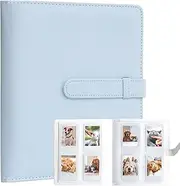 256 Pockets Photo Album for Fujifilm Instax Mini LiPlay 11 9 8+ 8 7S Instant Camera/Mini Link SP-1 Printer, Polaroid Snap SnapTouch PIC-300 Z2300 Mint Zip Instant Camera Printer (Blue)