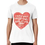 Heart t-shirt paramore lyriics emo band L