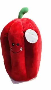 Silver One Squeeze Cuddle Soft Baby You Nursery Red Pepper Plush Doll Figure