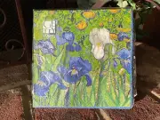 New 20 Caspari Paper Full Size Napkins Van Gogh Irises From J Paul Getty Museum