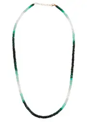 Roxanne First Graduated Emerald Beaded Necklace - Green ONE SIZE