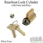 Andersen Lock Cylinder Fits Frenchwwod Sliding Door Reachout Lock Gears and Keys