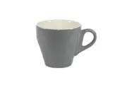 Brew-French Grey/White Long Black Cup 220Ml x 6