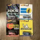 Hot Wheels Premium Hooker Headers, Hks, Bilstein & Michelin Cars All 4 Included