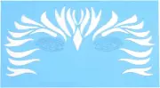 7 Patterns/Set Face Paint Stencils Reusable, Body Painting Template Facial Ma...