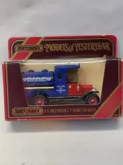 Matchbox Models of Yesteryear Y3 1912 Model T Ford Tanker Mobil Oil 1984 NIB VTG