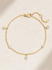 [De Beers] De Beers - My First De Beers Clea 18-karat Gold Diamond Bracelet - One size One size Gold