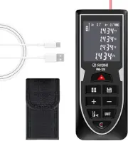 Laser Measure 120M/393.7Ft Li-On Rechargeable Digital Laser Measurement Tool Dis
