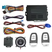 One-Button Keyless Entry System Engine Push Remote Starter Kit Car Alarm System (for: Subaru)