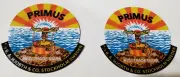 ONE (1) OPTIMUS PRIMUS BOX TIN STICKER DECAL LANTERN STOVE REPLACEMENT VERSION 1