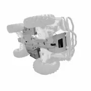 CENTRAL SKID PLATE - ALLOY - POLARIS SPORTSMAN 2444.7438.1CP