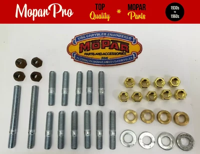 1954 DESOTO BRAND NEW MANIFOLD HARDWARE REBUILDING KIT INTAKE / EXHAUST