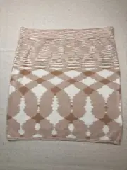 Cotton On Skirt Womens XL New Brown Geometric Pull On
