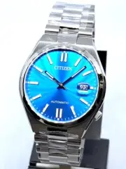Citizen x Pantone Glowing Blue Automatic Stainless Steel Men's Watch NJ0158-89L