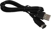 eJiasu Gba Sp Charger, Gba Sp Charging Cord 1.2m(3.9ft) USB Data Cable Charger Accessories for DS/NDS,Gameboy Advance SP Charge Cable/GBA SP (Black) (1 Piece)
