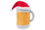 Christmas Beer Mug Soft Plush Toy for Dogs & Puppies by FuzzYard (24cm)