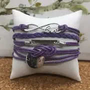 Handmade Braided Multi Layers Vintage Woven Rope Wrap Bangle Bracelets New 4471